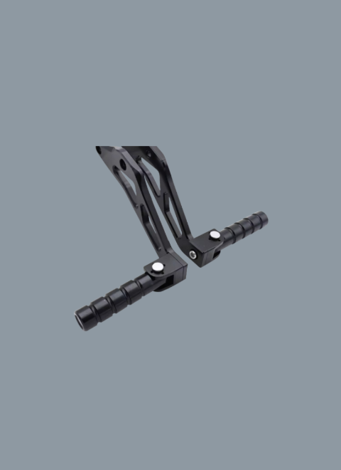 ProClimb™ black adjustable foot locks for climbing with ergonomic grips and lightweight design